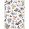 Clearance Papel de arroz Piñas y Flores Dewdrops 21x30cm Papeles|Decoupage