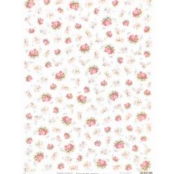 New Papel de arroz Ramilletes de flores 29x41cm Papel Y Decoupage