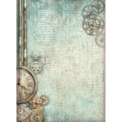 Sale Papel de arroz Reloj y Engranajes Master of Magic 21x30cm Papeles|Decoupage