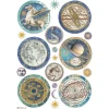 Papel de Arroz Rounds Cosmos Infinity 21x29cm Decoupage