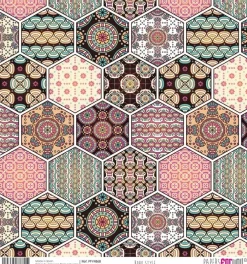 Discount Papel de Arroz Scrap Geometría Boho Style 30x30cm Papeles|Decoupage