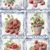 Discount Papel de Arroz Strawberry III Fruits Market 54x33cm Papel Y Decoupage