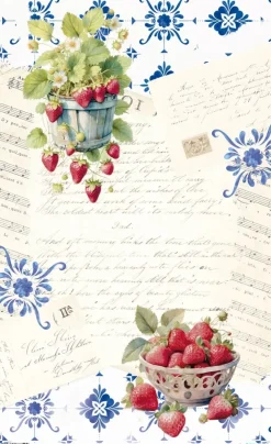 Online Papel de Arroz Strawberry I Fruits Market 54x33cm Papel Y Decoupage