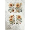 Clearance Papel de Arroz Sunflowers III La Vie en Fleurs II 54x33cm Decoupage