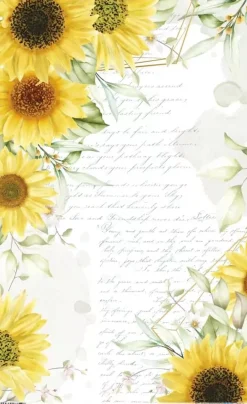 Best Papel de Arroz Sunflowers II 54x33cm Decoupage|Papeles