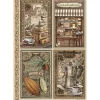 Hot Papel de arroz Tarjetas Coffee & Chocolate Papeles|Decoupage