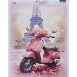 Outlet Papel de Arroz Vespa París 29x42cm Papeles|Decoupage