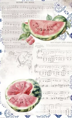 Online Papel de Arroz Watermelon VI Fruits Market 54x33cm Papel Y Decoupage