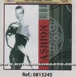 Papel de Decoupage 0813245 Fashion 30x30 cm. Dayka Decoupage