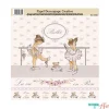 Online Papel de Decoupage 0813388 La vie en rose Ballet 32x31 cm. Dayka Decoupage