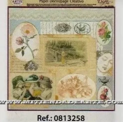 Online Papel de Decoupage 0813258 Puntilla, escenas época 30x30 cm. Dayka Decoupage