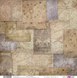 Clearance Papel de tela Astrology Wizarding Adventure III 30x31cm Papeles