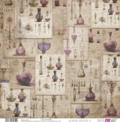 Hot Papel de tela Pociones Wizarding Adventure III 30x31cm Papeles