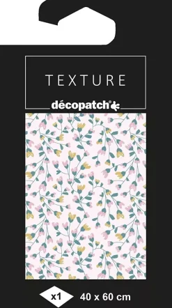 New Papel Decopatch Texture Flores Decoupage