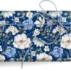 Outlet Papel flores azules y blancas 49,5x68cm Papeles|Papel Y Decoupage