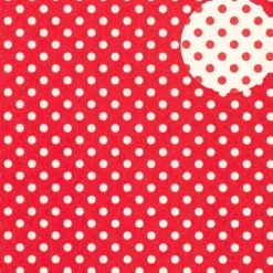 Outlet Papel Lunares rojos doble cara Papeles