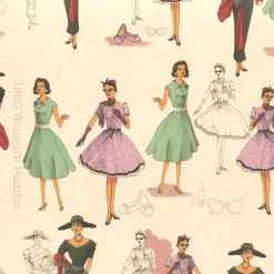 Best Papel Moda años 50 Papeles