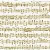 Clearance Papel Música oro Papeles