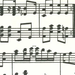 New Papel Notas musicales Papeles