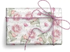 Papel rosas y partituras 49,5x68cm Papel Y Decoupage