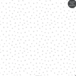 Discount Papel vellum Silver Hearts 30x30cm Papeles