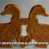 Sale Pareja de ocas en resina Resinas