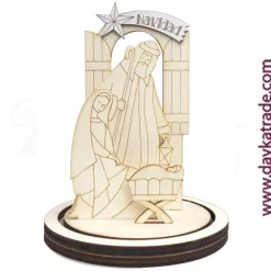 Peana ventana con Belén Dayka Navidad