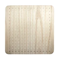 Best Pegboard cuadrado de madera Pin and Peg Maderas|Organización