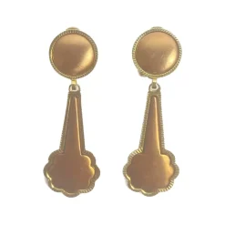 Hot Pendientes margarita para esmaltado Bisutería