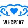 Perforadora bordes Corazones VIHCP507 Perforadoras