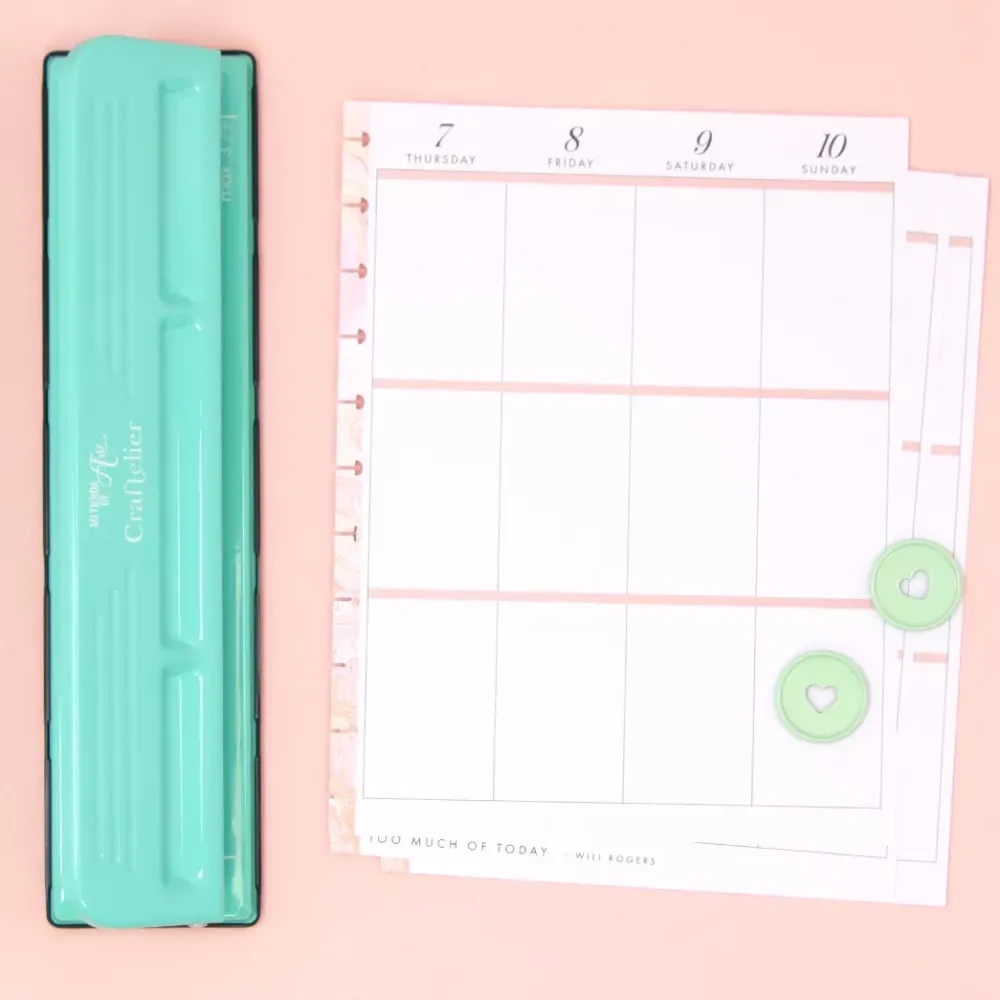 Clearance Perforadora Planners de Disco XL (compatible con Happy Planner) Perforadoras