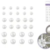 Clearance Perlas adhesivas 6-10mm Bisutería