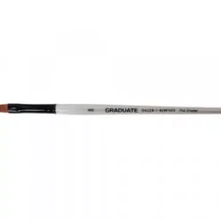 Sale Pincel Plano Medio Mango Corto Graduate nº8 Pinceles Y Brochas