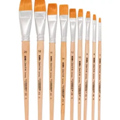 Clearance Pincel Plano School & Art Pinceles Y Brochas