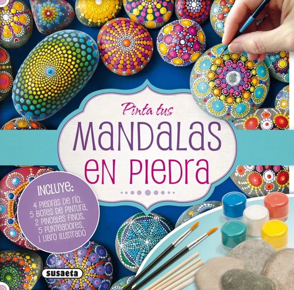 Clearance Pinta tus Mandalas en Piedra Decoración Y Bricolaje