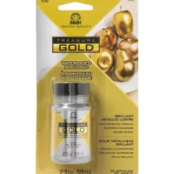 Outlet Pintura Acrílica Treasure Gold Platinum Folkart 59ml Pinturas Acrílicas