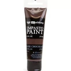 Discount Pintura de Impasto Finnabair Dark Chocolate Pinturas Acrílicas