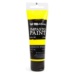 Discount Pintura de Impasto Finnabair Lemon Peel Pinturas Acrílicas