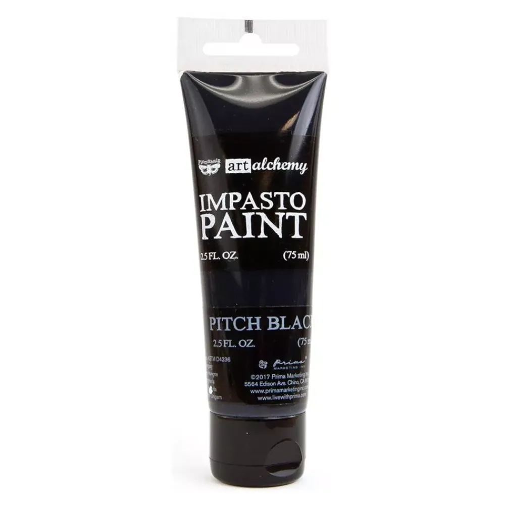 Discount Pintura de Impasto Finnabair Pitch Black Pinturas Acrílicas