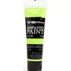 Sale Pintura de Impasto Finnabair Green Apple Pinturas Acrílicas