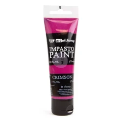 Hot Pintura de Impasto Finnabair Crimson Pinturas Acrílicas