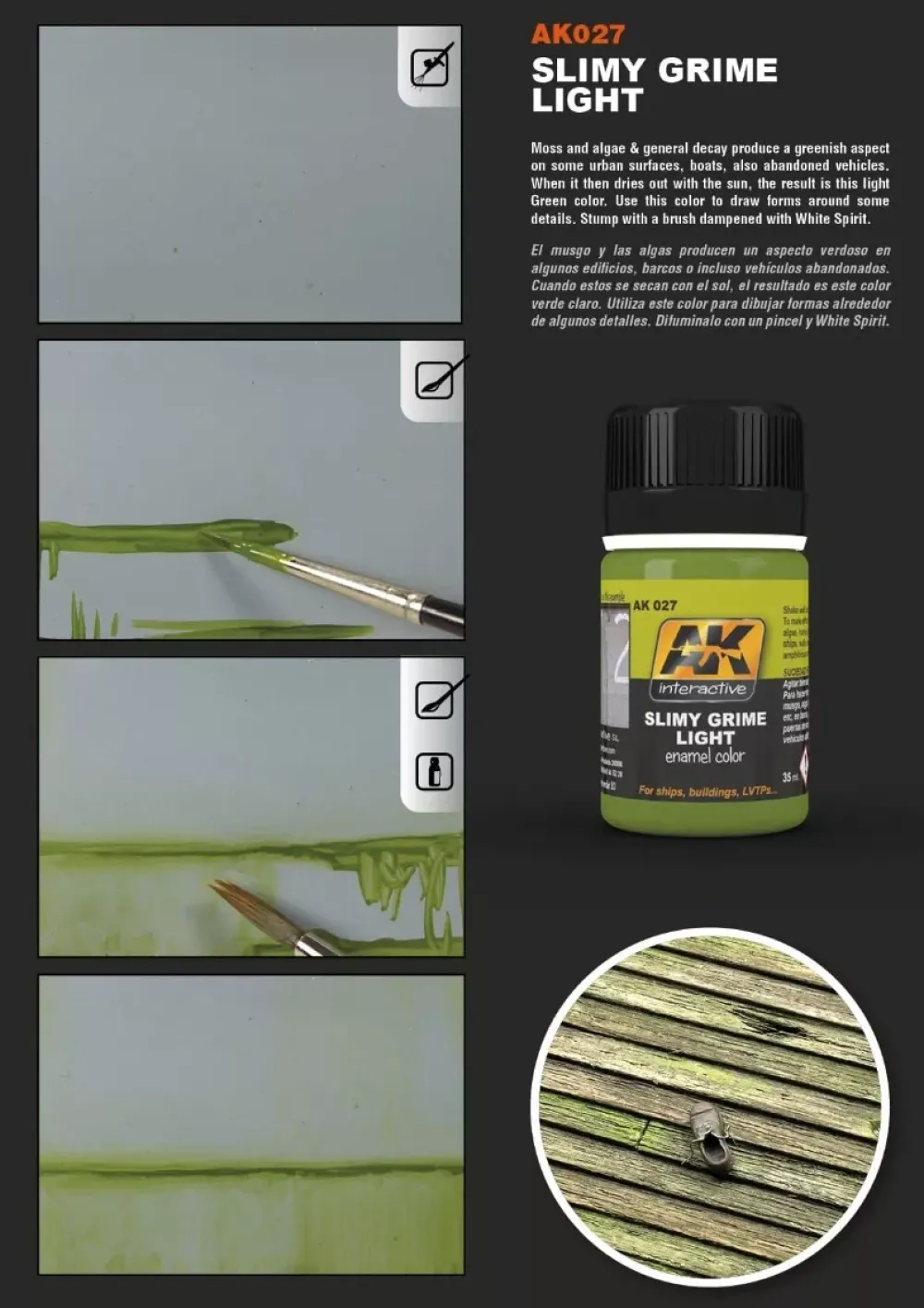 Discount Pintura efecto suciedad viscosa clara 35ml Maquetas Y Modelismo|Pinturas Para Maquetas Y Modelismo
