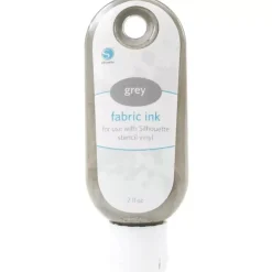 Sale Pintura Fabric Ink Gris Silhouette|Pinturas Para Tela Y Seda