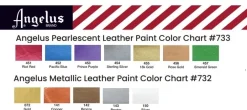 Hot Pintura para cuero y polipiel metálicos y perlescentes 118ml Pinturas Acrílicas