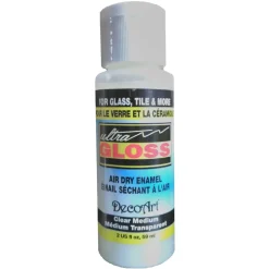 New Pintura para vidrio y cerámica Medium Transparent Ultra Gloss 59ml Pinturas Acrílicas