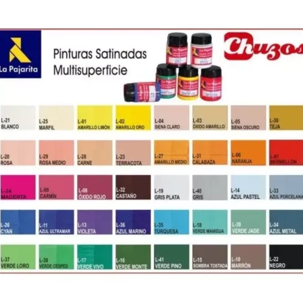 Outlet Pintura Satinada 35ml Pinturas Acrílicas