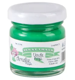 New Pintura Scrap Chalk Amelie 35 Verde hoja 30ml Pinturas Chalk Paint|Pinturas Acrílicas