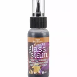 Pintura transparente Marrón Glass Stain 30ml Pinturas Acrílicas|Pinturas De Vidrio Y Cerámica
