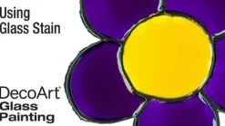 Best Pintura transparente Púpura Glass Stain 30ml Pinturas Acrílicas|Pinturas De Vidrio Y Cerámica