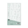 New Plantilla de Costura Alfabeto Lineal Stitch it! Plantillas